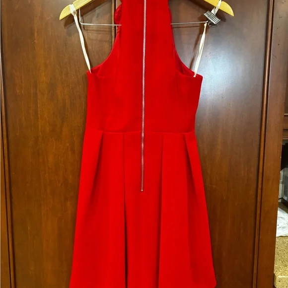 NWOT BCBGeneration Vibrant Red Mini Dress - Picture 9 of 11
